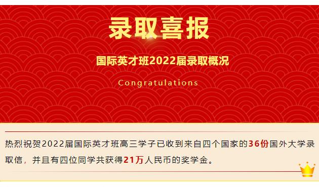 多地開(kāi)花！一大波offer向我校2022屆國(guó)際英